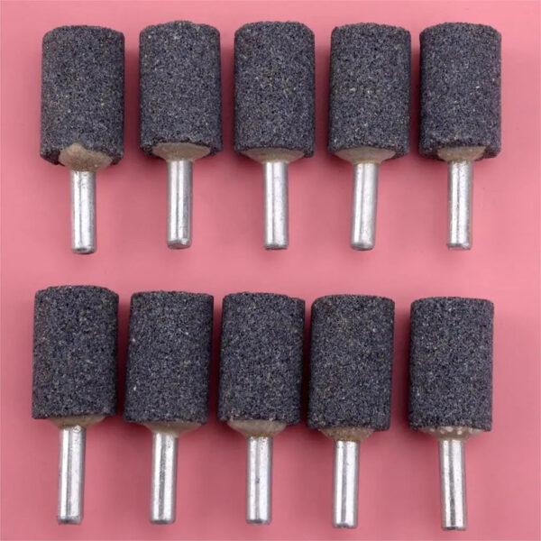 S462843a865eb40c38dccc420ec592021r.jpg 10Pcs/Set 1/4" 6mm Shank Mounted Grinding Stone Abrasive Wheel for Drill Rotary Grinder Cylinder 20mm Polishing DIY