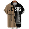 S4673b79a1143497eb8fe6e59b9c73130c.jpg Crusader Knight Printed Short Sleeve Shirt Fashionable And Handsome 3D Printed Men's Casual Large Size Shirt 2023