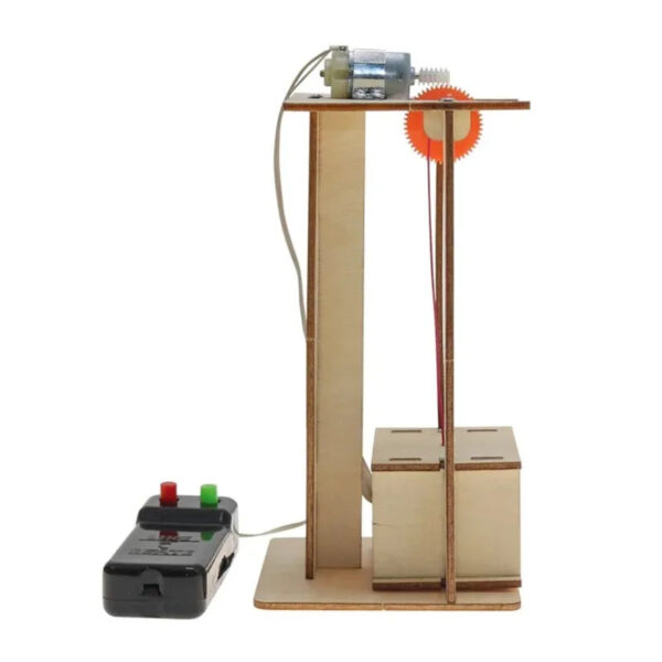 S46869a8eb4e940d98db9dd825a105612D.jpg Electric Remote Control Lift Elevator Wooden Model Kit Science School Projects Experiment Science Toys For Kids Education DIY