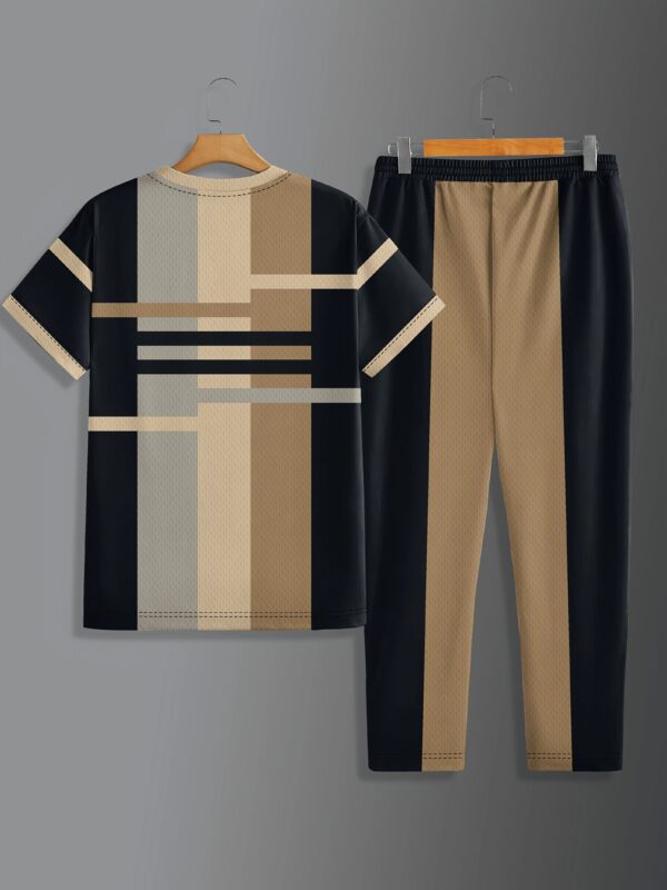 S4692cbfe8a864b1d8f920af3d7da5f03U.jpg 2025 Summer Fashion New Men's Set Sporty casual retro cool Breathable sweat-absorbing and moisture-wicking two-piece set