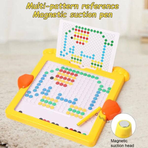 S469e4cc200c947cdaa34e1cf1c179af8Z.jpg Kids Magnetic Drawing Board Yellow Duck Dinosaur Writing Board Creative Drawing Booklets Pattern Educational Montessori Toy Gift