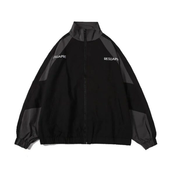 S46aaf1d56ddb4ee49a46051a5e3d165bL.jpg Hip Hop Varsity Jacket Men High Street Patchwork Color Black Windbreaker Coats Women Spring Autumn Thin Fashion College Jackets