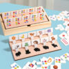 S471708378a144e05a1db3386ee49883ca.jpg New Popular Pattern Matching Game Shape Cognitive Toy Educational Toys Wooden Multi functional game box gift Boys and girls
