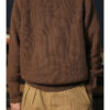 S474f5b39727d4cc88dbc94555d665baaB.jpg Classic Raglan Sleeve Crewneck Sweater Vintage Style Men's Wool Blend Knitted Pullover Jumper Thick