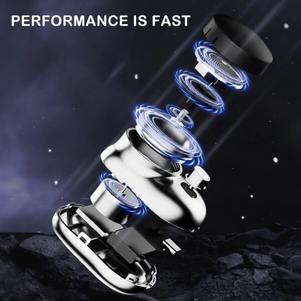 S476fdedbffdf4ea8bda081594cebb590e.jpg New Portable Electric Shaver IPX7 Waterproof Shaving Machine Wet Dry Double Use Mini Fast Charging Pocket Razor Beard Trimmer