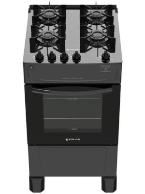 S47ce90a7e6784206bae847f30e97b8b17.jpg 4 Stove Atlas Black Glass Table Monaco Glass Top Glass - Bivolt