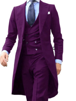 S483069bd8ca54b96a75cb3ad593df57ab.jpg Royal Blue Long Tail Coat 3 Piece Gentleman Man Suit Smoking Da Sposo Moda Maschile Per Giacca Da Ballo Da Sposa Gilet Con