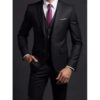 S48ccd1f74bd748e6895316a55dc5825a0.jpg Suit (Blazer+ Vest + Trousers) Men's Fashionable Gentleman Business British Style Solid-color Banquet Host Casual Wedding Suit