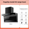 S4953e2175f734422a1bfa757dd3650968.jpg Household Range Hood for Kitchen Large Suction Range Hood Top Side Double Suction Exhaust Fan Small Kitchen Smoke Extractor