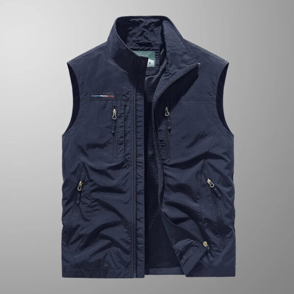 S4a07f473a6ca41e7901c1608f25fee75o.jpg 2025 Personalized yelek red Multi Pockets nylon Cargoes Fisherman vest fishing Journalist Photography Camping Waistcoat vest