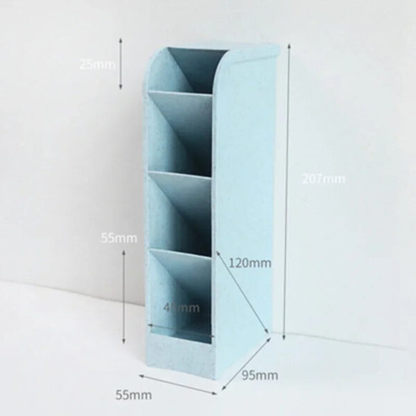 S4a67e2b445874907a5d87361ca441b97w.jpg 1pc Multi-Layer Pen Holder & Cosmetic Brush Storage Holder - Perfect for Office & School Supplies