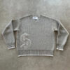 S4aaf05b093884807b0c9153ad534bbcdf.jpg European and American embroidered round sweater men's street design jacquard loose sweater Y2K vintage classic street clothing