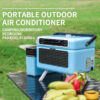 S4b5584043a97416a8b06a814d85753a9p.jpg Camping Tent Using DC12V/24V 110-240V Portable Mobile AC Air Cooler Vehicle Mounted RV Truck Tent Camping Cooler Air Conditioner