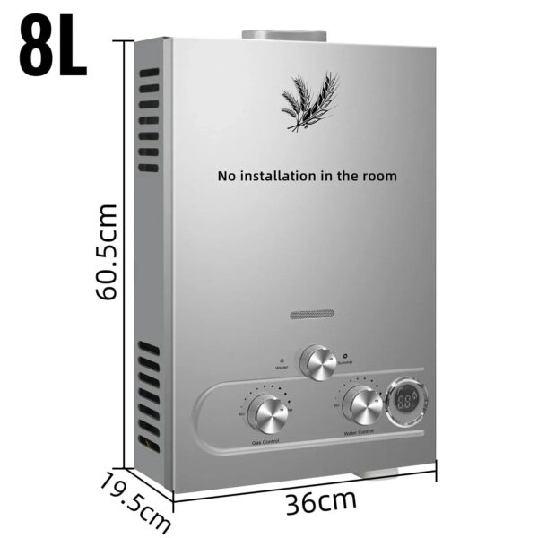 S4b6727586b4946c6872235a7a942e033P.jpg Sihao LPG Liquefied Petroleum Gas Water Heater 6L 8L 10L 12L 16L 18L Liquefied Petroleum Gas Propane Butane Hot Water Heater
