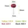 12PCS Mini Drill Abrasive Brush Nylon Buffing Polishing Wheel with 3mm Shank for Dremel Rotary Tool Accessories Set