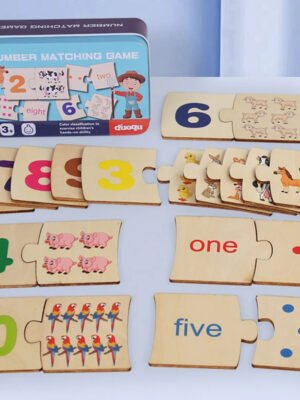 S4bd61149dff54d9a8e465a796bafbc89I.jpg Wooden Number Matching Puzze Toys Montessori Early Education Digital Pattern Thicken Blocks Game for Baby Festival Gift Toy