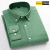 S4ca4b90342324f00bb59703a1e0b7052X.jpg New in shirt 100%cotton long-sleeve shirts for men fashion Casual plain shirt solid color Oxford single pocket top white clothes
