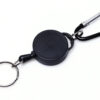 S4d005122c8af4d91b5b01ba2164c7bc17.jpg Black Retractable Pull Key Ring Chain Reel ID Lanyard Name Tag Card Badge Holder Reel Extendable Belt Key Ring Clip