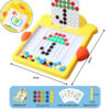 S4da8c6877d0c4b38958b12f1ffeb0f79u.jpg Kids Magnetic Drawing Board Yellow Duck Dinosaur Writing Board Creative Drawing Booklets Pattern Educational Montessori Toy Gift