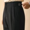 S4de99f2536b24d60be01844d0e3b237dA.jpg Fall/Winter 2025 Men's Elegant Italian Neapolitan High Waist Wide Leg Pants with Tucks And Buttons Business Casual Style