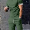S4e16532a67c84a5cb2dc766568169fe6D.jpg EUROPEAN AND AMERICAN MEN'S SUMMER MEN'S LOOSE SET SHORT SLEEVED SHORTS SPORTS CASUAL ROUND NECK TWO-PIECE SET MEN'S S-3XL