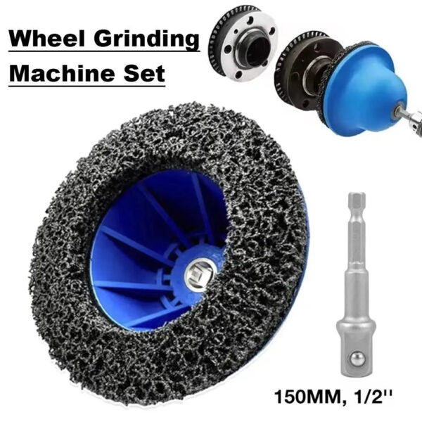 S4e23f061dccb4af68338e14858f97729G.jpg Polishing Machine Set Wheel Hub Brake Disc Cleaning Polishing Pad Rust Removal Paint Polishing Car Sheet Metal Polishing