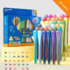 S4e6f50833fab471c8a406457d171a00dq.jpg 12/24 Colors Triangular Crayons Safe Non-toxic Colouring Pencil For Students Kids Children Stationery Drawing Toy Colouring Game