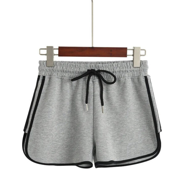 S4e9e33151e204a01b2694a2e302a491bp.jpg Summer Women's Shorts Fitness Breathable Solid Color Sports Fashion Casual Elastic Female Jogging Szorty Damskie