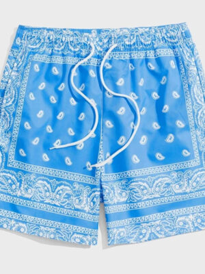 S4ec7e5c73e8146f0a43123727c4891f3e.jpg Classic Perris Pattern Beach Short For Men Retro Print Drawstring Board Shorts Sea Vacation Casual Fashion Hawaii Swim Trunks