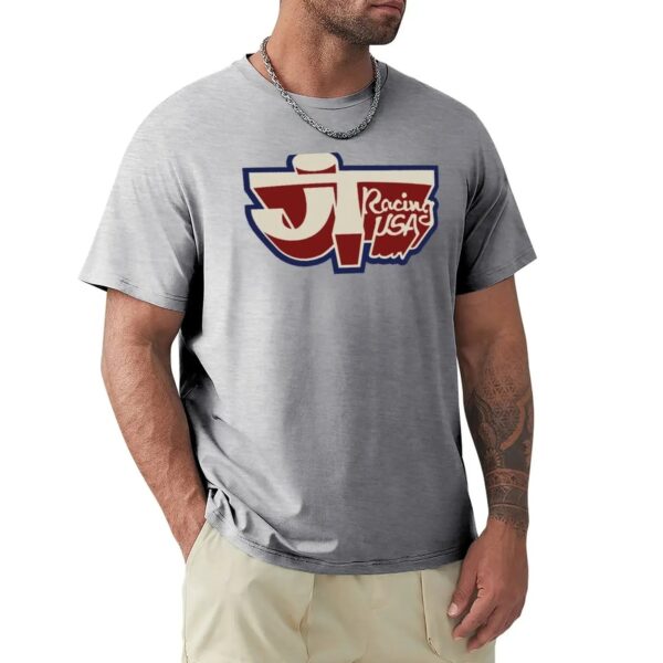 S4ed5361b2bc841e8b20ffc1aefc932dbI.jpg JT Racing USA BEIGE/RED/BLUE- Old school BMX T-Shirt plus size tops blacks mens big and tall t shirts