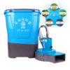 Lithium Battery Electric Fertilizer Spreader Backpack Road Salt Spreader Garden Seeder for Home Farm