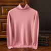 S4fafeb00149045f79954edc7059053aeB.jpg Soft Cashmere Sweater Men's Clothes Turtleneck Pullover Autumn Spring Korean Popular Casual Knit Reviews Wool High-quality
