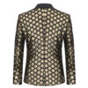 S4fc42930bac047d8ae338d9a8acb9a6dB.jpg Fashion Men Luxurious Sequin Plaid Suit Jacket Gold / Silver Singer Host Stage Party Loose Dress Blazer Coats