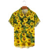 S4fe4a374c08546c9b81cc28988d986e6d.jpg Men's Hawaiian Shirt, 3D Sunflower Print T-Shirt, Floral Single Row Button Lapel, Large 5XL, Casual Style, Beach To