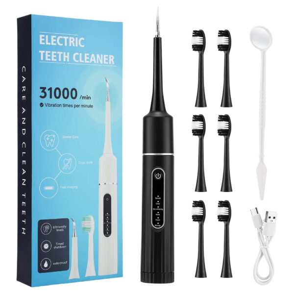 Electric Sonic Vibration Dental Scaler Teeth Whitening Plaque Calculus Coffee Smoke Stains Tartar Removal Toothbrush Tooth Clean