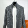 S5111eba34e2e4b20b512cd14fde641ceu.jpg Advanced luxury zipper sweater coat men's autumn winter new casual Korean trend solid color cardigan thickened warm knit jacket