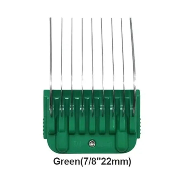 S515b8dd22177477ba69498c797b396ceA.jpg Animal Stainless Steel 9 Color Guide Comb Set For Most Oster/Wahl/Andis Detachable Clippers (ONLY Snap on Size #10/15/30 blades)