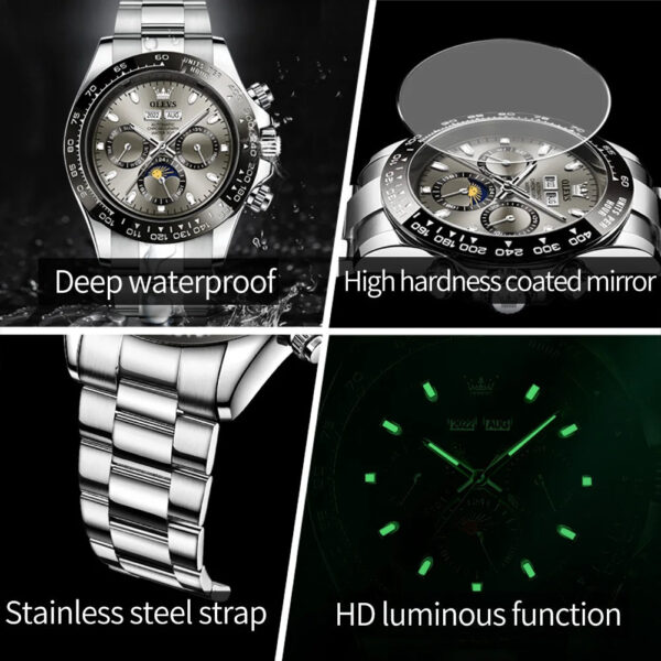 S5189ae03b742428ba479303bb02b4990F.jpg OLEVS 6654 Luxury Mens Watch Chronograph Automatic Mechanical Wristwatch Waterproof Luminous Top Brand Watch for Man Date Sport