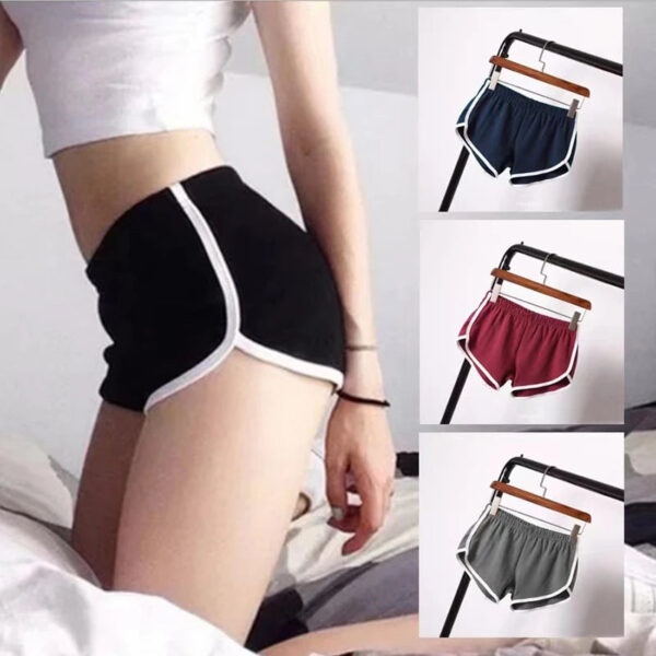 S52239c3295b94938b223f7d0220a4514q.jpg Summer Women High waisy Sport Shorts Home Yoga Pants Stretchy Short Trousers For Female Sports Running Exercise Shorts