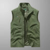 S5233bd5549cd43f3b89b1de22a175a46A.jpg 2025 Personalized yelek red Multi Pockets nylon Cargoes Fisherman vest fishing Journalist Photography Camping Waistcoat vest