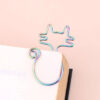 Multicolor Metal Writing Pen Clip - Creative Multifunctional Portable Notebook Accessory Office School Stationery Organizer Clip