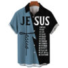 S52dbee9aefb24517a543e289f951c807m.jpg Crusader Knight Printed Short Sleeve Shirt Fashionable And Handsome 3D Printed Men's Casual Large Size Shirt 2023