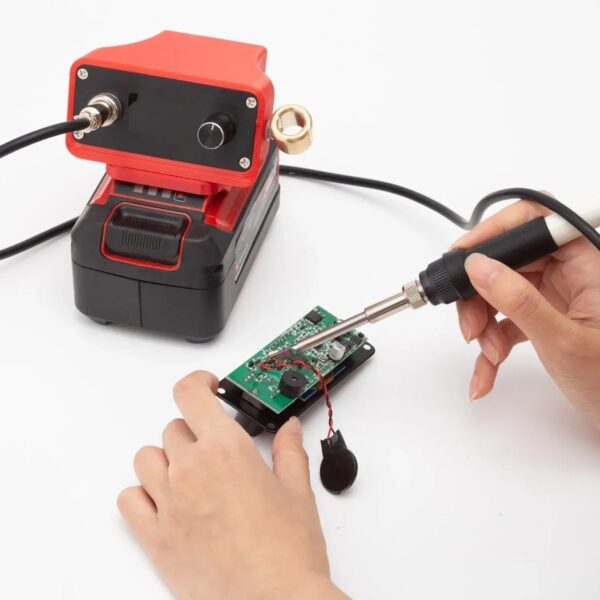 T12 Soldering Iron Cordless Soldering For Ozito 18V Lithium Battery Electric Digital Soldering Station DIY Repair(NO Battery )