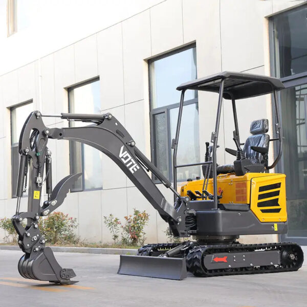 Customized 1 Ton 2 Ton 1t 1.7t 2t Hydraulic Crawler Backhoe Mini Digger Micro Bagger Excavator Small Crawler Excavators garden