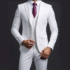 S53e098fc1ebd41bb8e05d785b0f9b20f2.png Suit (Blazer+ Vest + Trousers) Men's Fashionable Gentleman Business British Style Solid-color Banquet Host Casual Wedding Suit