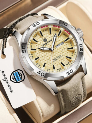 S53f2cfaf65be44618ce72bc073a99450u.jpg PAAZOMU Man Luxury Brand Watch Waterproof Luminous Date Week Men's Quartz Wristwatch Stainless Steel Fashion Sports Men Watches