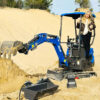 S542591b8f08944098ce48ae16168a3ddI.jpg Crawler small excavator 1 tons 1.2 tons 1.6 tons Mini excavator enclosed cab custom color Mini Digger
