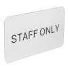 S552622a612cc4c5db2cc862bac99323cG.jpg Office Logo Employees Only Sign for Door Dedicated Replacement Aluminum Alloy Restaurant Staff Plate