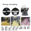 S555aa26eb6354be3b0d49edaa56224a41.jpg 110V/220VMultifunctional Vegetable Carrot Potato Dicing Machine Cutter Slicer Commercial Dicing Machine Small Electric Slicer