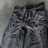S55d67cb1c9c343fa916f9b3b3427c797Y.jpg Gothic Retro Oversized Baggy Fit Unisex Mopping Pants Y2K Phantom Jeans High Street Spider Embroidered Patch Hip Hop Streetwear